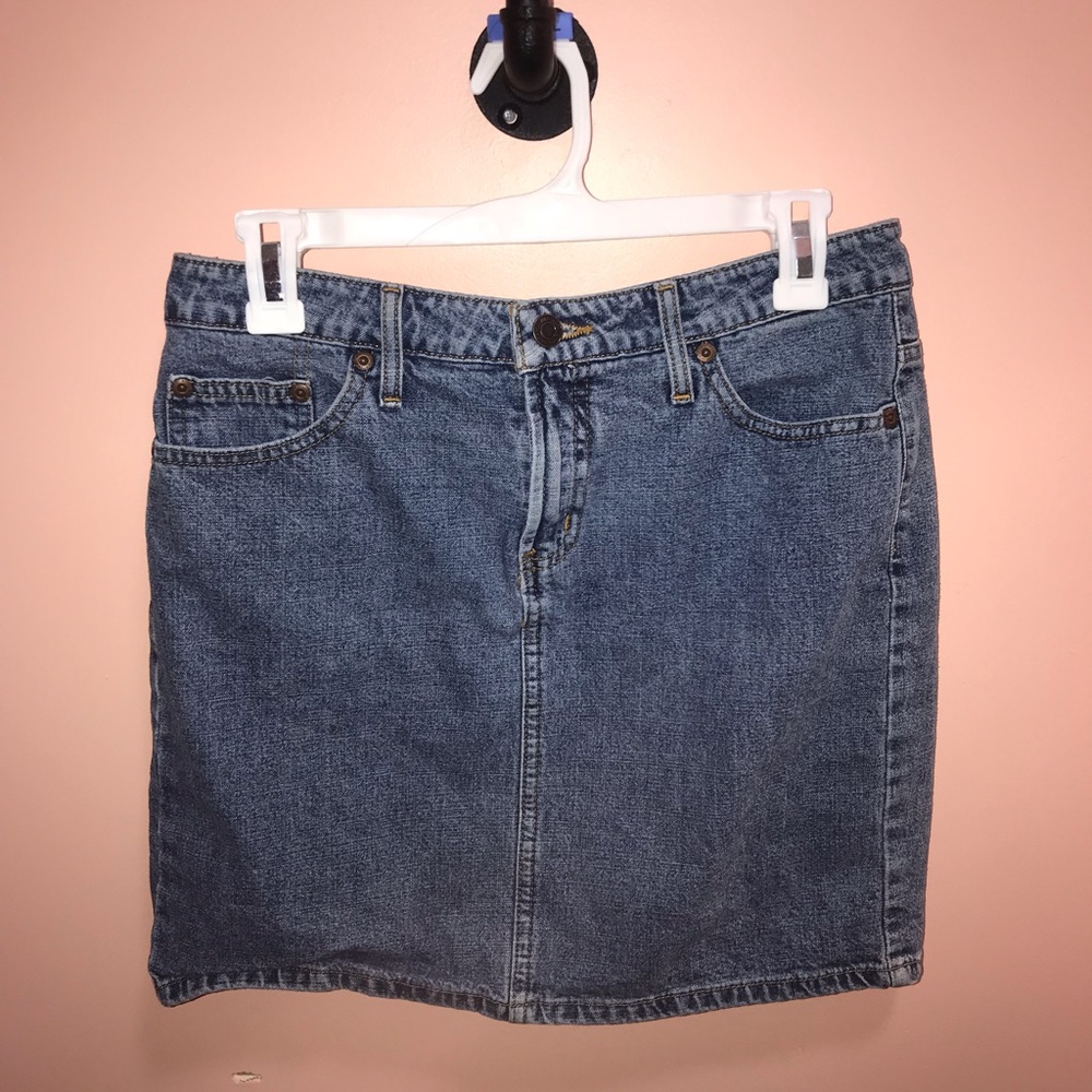 Vintage denim skirt
